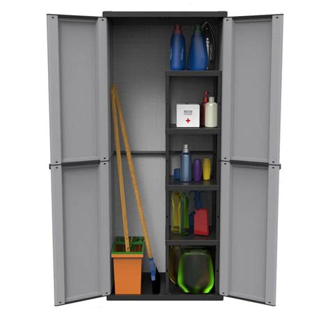 Tante soluzioni studiate per ottimizzare ogni spazio esterno. ARMADIO PORTASCOPE ALTO IN PVC PLASTICA RESINA 68X40X168CM ...