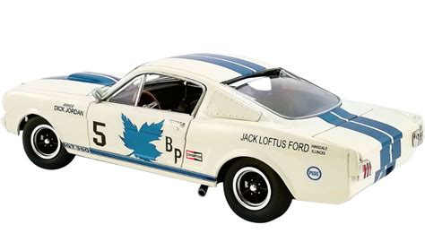 118 Acme 1965 Ford Mustang Shelby Gt350r Canadian Champion Diecast Car