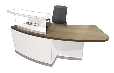 Classic Curved Reception Desk 3 In 2020 Curved Reception Desk