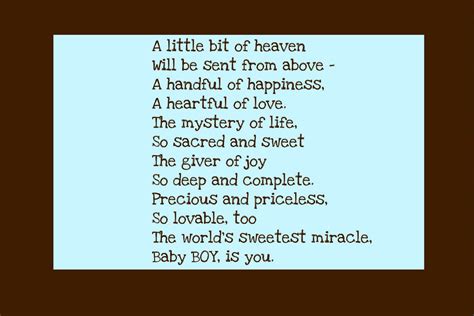Baby Boy Poems And Quotes Quotesgram