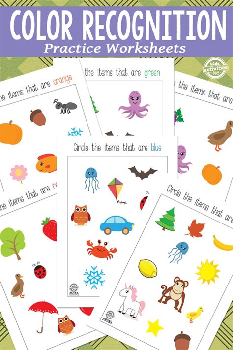 Color Recognition Worksheets For Kids Worksheetsday