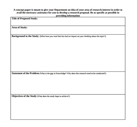 A business concept paper is a fairly brief document detailing the basic concept behind your business. 13+ White Paper Templates - PDF, Word | Sample Templates