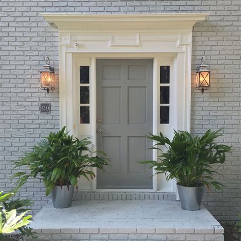 These 10 amazing exterior paint colors will complement a brick home perfectly. Paint Colors for Your Front Door | House exterior color ...