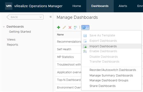 Custom Vm Summary Dashboard For Vrealize Operations 70 75 And 80