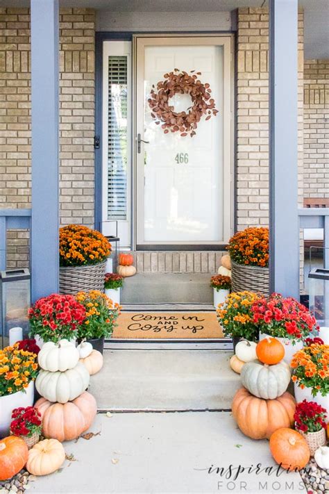 Fall Decorating Ideas For Front Porch Inspiration For Moms