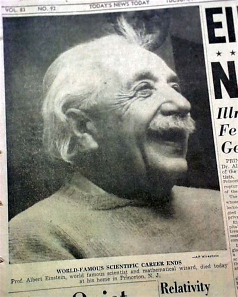 Death Of Albert Einstein