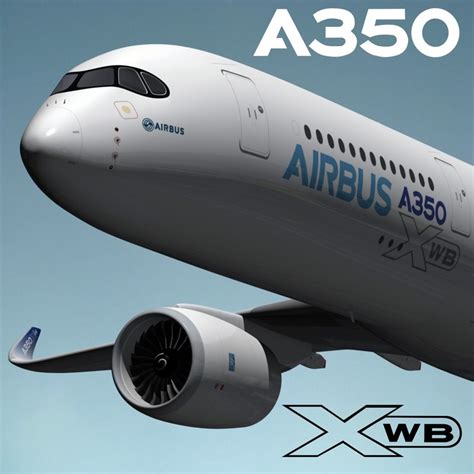 3d Model Airbus A350 900 Xwb