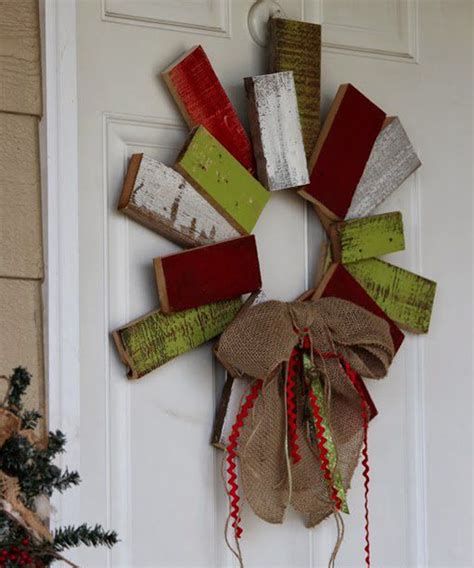 Christmas Pallet Wreath Door Ideas Homemydesign