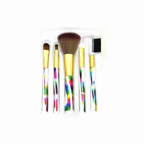 Color Fever Makeup Rainbow Make Up Brush Set Packaging Type Box 5