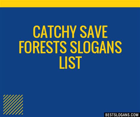 100 Catchy Save Forests Slogans 2024 Generator Phrases And Taglines
