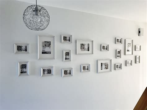 Ikea photo frames hallway/living room | Ikea photo frames, Gallery wall ...