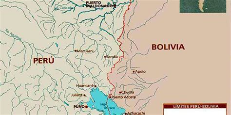 Busca leticia en un mapa. Frontera entre Perú y Bolivia | Historia Peruana