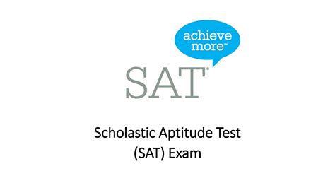 Scholastic Aptitude Test Registration