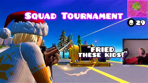 Tfue Insane Squad Game In Tournament Youtube