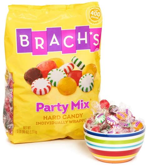 Brachs Party Mix Hard Candy Individually Wrapped 5 Lbs —
