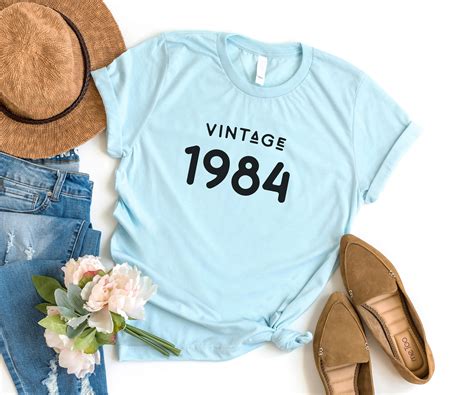 37th Birthday Shirt Tshirt T Womens Graphic Tees Vintage Etsy