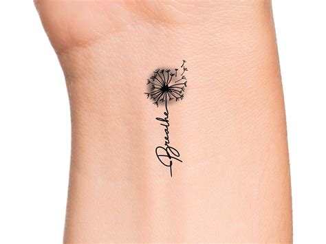 share 73 just breathe tattoo with dandelion in eteachers