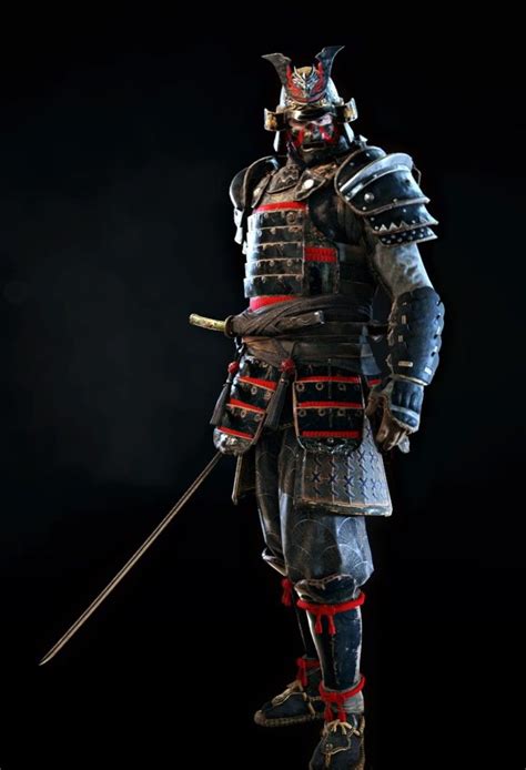 For Honor Orochi Dark Samurai Guerreiro Gueixa Samurai Guerreiro