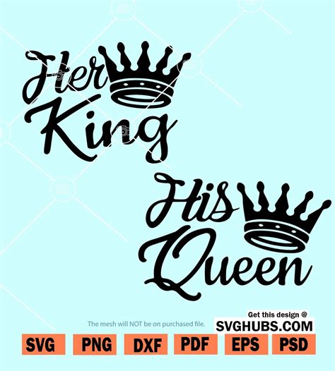 His Queen Her Queen Svg Queen Svg King Svg The Best Porn Website