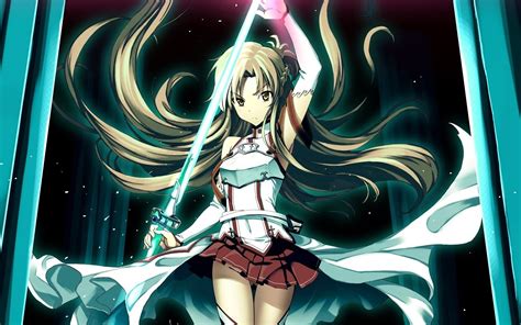 Anime Sword Art Online Yuuki Asuna Girls Data Src Sword Art Online