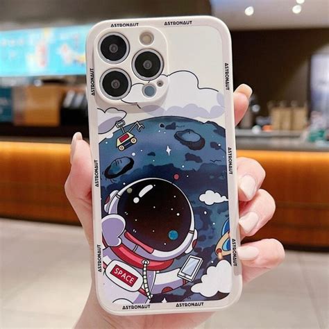 Astronaut Silicone Case For Iphone 1414 Pro14 Pro Max