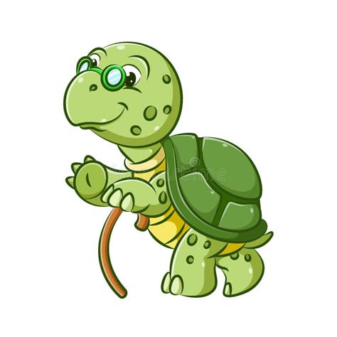 Slow Turtle Cartoon