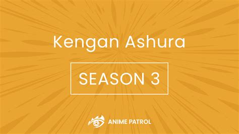 Kengan Ashura Season 3 Release Date Trailer 2024 Live Updates