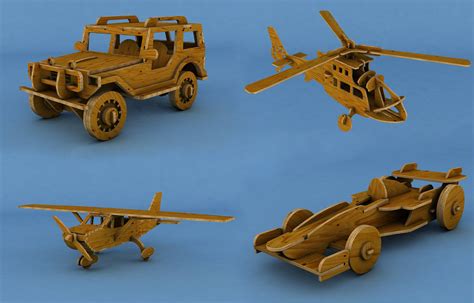 3d Model Laser Cut Toys Wooden Turbosquid 1242622