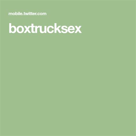 Boxtrucksex