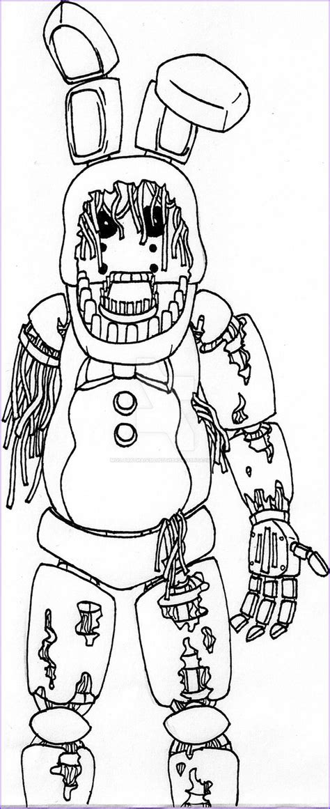 ️fnaf Bonnie Coloring Pages Free Download