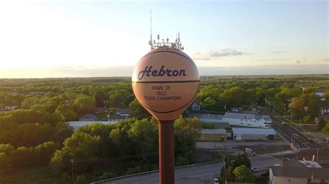 Downtown Hebron Illinois 1952 State Champions 4k Drone Video Youtube