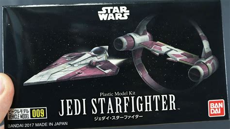 1470 Star Wars Vehicle Model 009 Jedi Starfighter Unboxing And Review