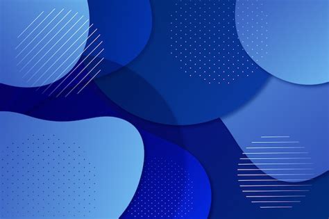Free Vector Abstract Classic Blue Background
