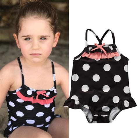2018 Toddler Kids Baby Girl One Piece Swimsuit Babies Girls Swimwear