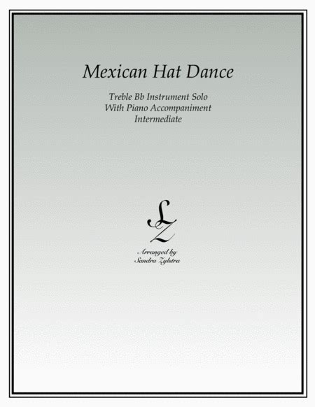 Mexican Hat Dance Bb Instrument Solo Sheet Music Traditional