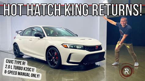 2023 Honda Civic Type R Redline First Look Youtube