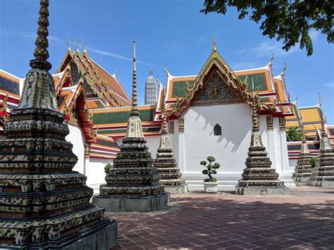 Tombs At Wat Pho Temple In Bangkok Thailand Bangkok Thailand Wat Pho Bangkok