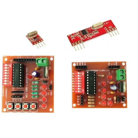 Rf 433mhz Rx Tx Encoder Decoder Board Ht12e And Ht12d Ic