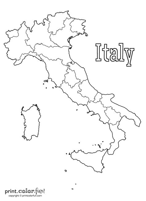 | italy, italy, venice, country, cultures on our website, we offer you a wide selection of coloring pages, pictures, photographs and handicrafts. Map of Italy | Print. Color. Fun! Free printables ...