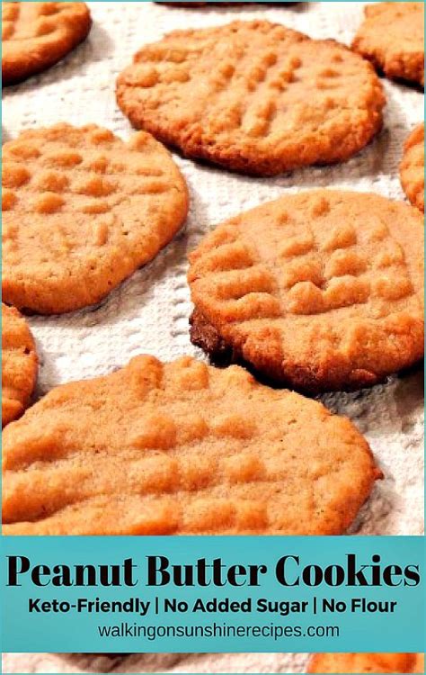 Refined (white) flour and added sugar. Sugarless and Flourless Peanut Butter Cookies | Recipe ...