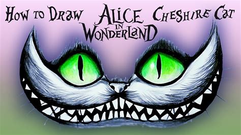 How To Draw Alice In Wonderland Cheshire Cat 🙀 Drawing And Painting