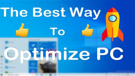 How To Optimize Pc The Perfect Way To Optimize Pc Window 10