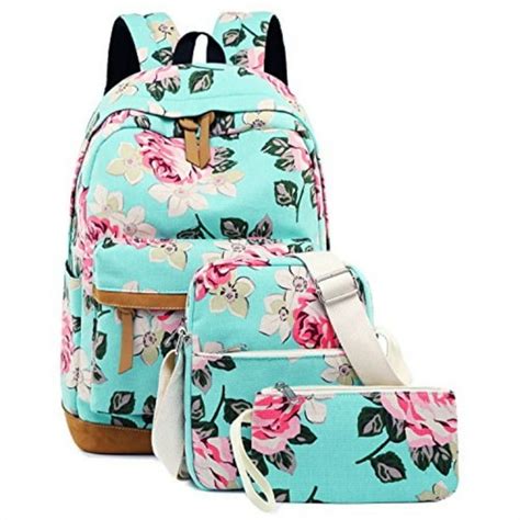 Camtop School Backpacks For Teen Girls Lightweight Canvas Backpack