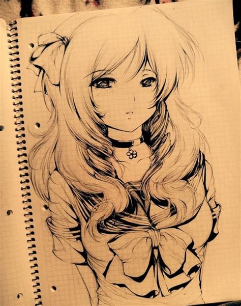 If you draw on a regular basis you can improve. Drawing Pencil Anime Challenge Girl — Steemit