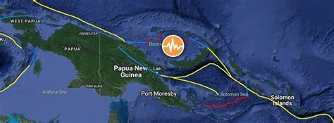 Strong M61 Earthquake Hits New Britain Papua New Guinea The Watchers