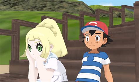 Ash And Lillie No 9 By The Horrible Mu On Deviantart