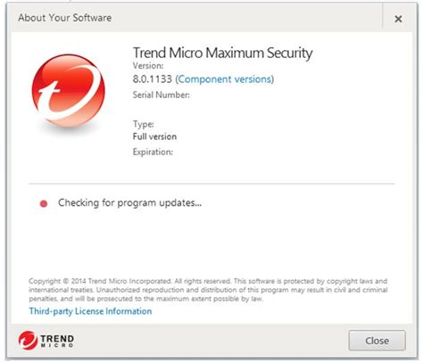 How To Update Trend Micro About Details