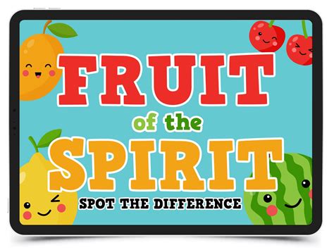 The Fruit Of The Spirit Spot The Difference Ppt Game Ministryark