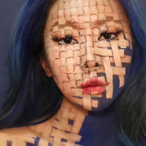 Artist Dain Yoon Transforms Herself Into Mind Bending Optical Illusions