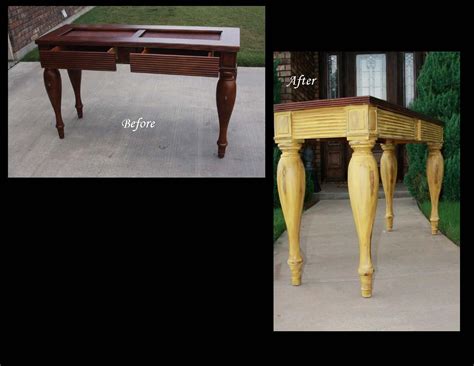 A Bold Refinish Of A Sofa Table We Did Farmhouse Dining Painted